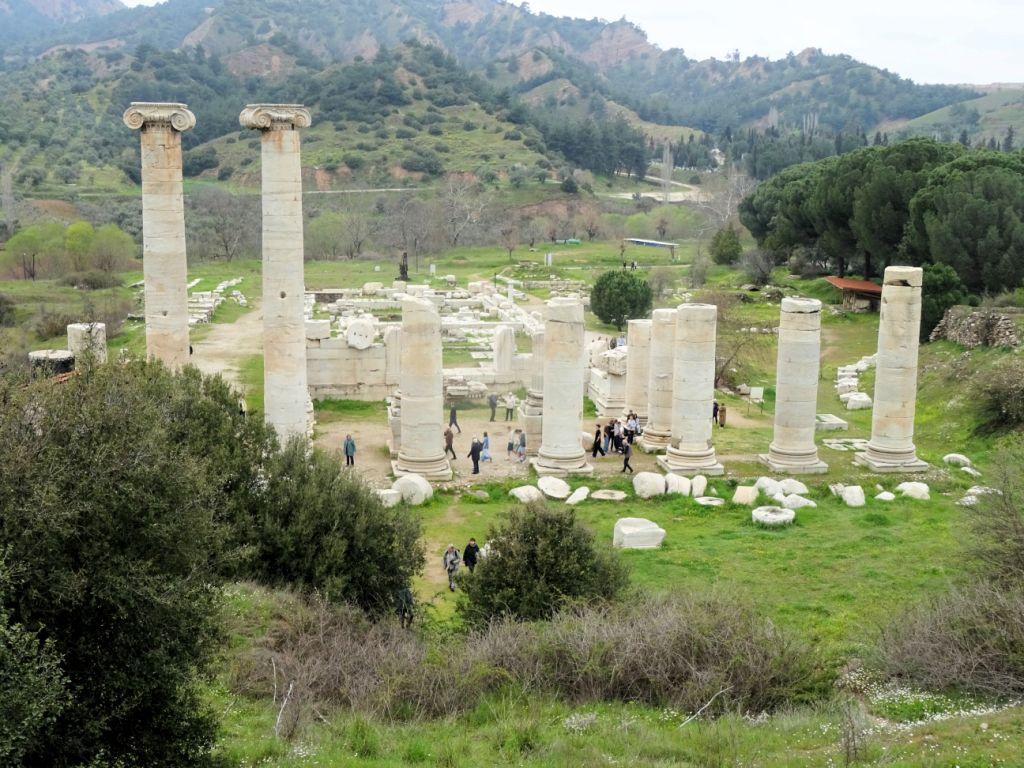 0 Tempel der Artemis in der antiken Stadt Sardis