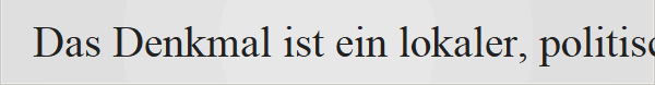 Das Denkmal ist ein lokaler, politischer und moralischer Erinnerungsort, der den Widerstand gegen Faschismus und Besatzung ehrt,die Befreiung am 25. April feiert, die Opfer sichtbar macht und die Identit�t der italienischen Republik mitpr�gt.