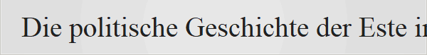 Die politische Geschichte der Este im Kontext der Lagune von Comacchio ist ein Machtspiel zwischen Wasser, Ressourcen, Territorialpolitik und symbolischer Herrschaft. Die Este machten Comacchio und seine Lagune vom Mittelalter bis ins 16.�Jahrhundert zu einem strategischen Wirtschaftsraum, der auf Fischerei, Lagunenwirtschaft und Salz beruhte. Die Lagune war zugleich Grenzraum, Einnahmequelle und Konfliktfeld � vor allem gegen�ber Venedig. 1. Ausgangslage: Comacchio als Lagunenstadt: Comacchio entstand im fr�hen Mittelalter auf dreizehn Inseln innerhalb einer gro�en Lagune, den sp�teren Valli di Comacchio. Die Stadt war vollst�ndig vom Wasser abh�ngig: Fischfang (Aal, Meer�schen, Brassen), Fischzucht in den Valli, Schilfverarbeitung, Salzproduktion. Diese Ressourcen machten Comacchio wirtschaftlich attraktiv � und politisch verwundbar.2. Die Este �bernehmen die Kontrolle (13.�14.�Jh.): Die Este, deren Machtzentrum Ferrara war, begannen im Hochmittelalter, ihren Einfluss auf das Po-Delta auszudehnen. Warum? Die Lagune war ein Grenzraum zwischen Ferrara, Ravenna und Venedig. Die Valli waren eine Einnahmequelle, die man nicht Venedig �berlassen wollte. Die Kontrolle �ber die Lagune bedeutete Kontrolle �ber Handelswege und Z�lle. Die Este etablierten Comacchio als territorialen Vorposten ihres Staates. 3. Die Lagune als �konomisches System unter den Este: Die Este entwickelten die Lagune zu einem hochmodernen Wirtschaftsraum: Fischerei- und Aquakulturregime: Die Valli waren ein organisiertes Fischereisystem, das auf D�mmen, Schleusen und saisonalen Fangtechniken beruhte. Die Lagune wandelte sich im 16.�Jh. durch Meereseinfluss zunehmend zu Brackwasser, was die Fischerei weiter pr�gte Visit Comacchio. Salinen: Salz war ein strategisches Gut. Die Este nutzten die Salinen als staatliches Monopol. Steuern und Pacht: Die Este vergaben Fischereirechte und Lagunenh�user (casoni) gegen Pacht � ein stabiler Einnahmestrom. 4. Konflikte mit Venedig (14.�16.�Jh.): Comacchio lag im Spannungsfeld zwischen zwei M�chten: Ferrara (Este) und Venedig. Venedig wollte die Kontrolle �ber: Salzhandel, Lagunenfischerei und Handelswege entlang der Adria. Die Quellen betonen, dass Comacchio �immer wieder Konflikte mit dem wesentlich m�chtigeren Venedig� austragen musste agenziagelli.it. F�r die Este war Comacchio daher milit�rischer Puffer, wirtschaftliches Bollwerk und Symbol territorialer Autonomie.5. Die Lagune als Umwelt- und Machtlandschaft: Das Po-Delta war ein dynamischer Naturraum, der sich durch Sedimente, �berschwemmungen und neue Flussarme st�ndig ver�nderte Parco del Delta del Po. Die Este mussten daher D�mme bauen, Kan�le regulieren und Landgewinnung organisieren sowie Fischereistrukturen anpassen. Die Lagune war also kein statischer Besitz, sondern ein Raum, der politische Kontrolle durch Umweltmanagement erforderte. 6. Der Niedergang der Este-Herrschaft (1598): 1598 starb Alfonso II. d�Este ohne legitimen Erben. Ferrara � und damit Comacchio � fiel an den Kirchenstaat. Folgen: Die Este verloren den Zugang zur Adria.Comacchio wurde p�pstlich verwaltet.Die Lagune blieb wirtschaftlich bedeutend, aber ohne die Este als regionale Macht. 7. Warum die Este f�r die Geschichte der Lagune zentral sind - Die Este machten Comacchio zu einem: �konomischen System (Fischerei, Salz, Lagunenwirtschaft), politischen Grenzraum (gegen Venedig),verwalteten Naturraum (D�mme, Kan�le, Valli) und kulturellen Raum (Fischereitraditionen, Lagunenh�user). Die Lagune war f�r die Este Ressource, Grenze und Identit�tsraum zugleich. 