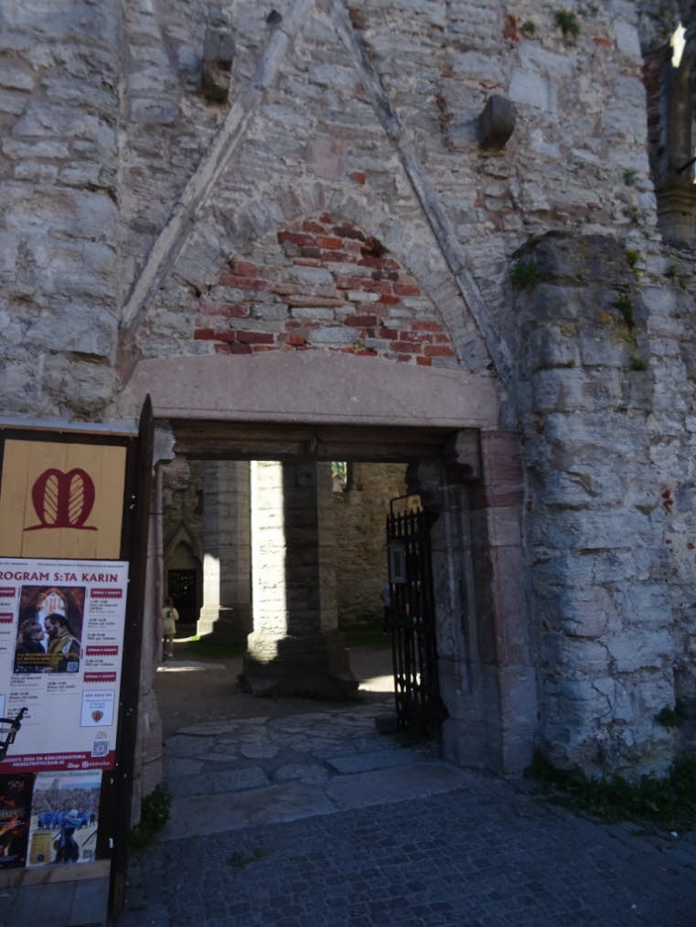 Ruine des St.-Katharinen-Klosters in Visby