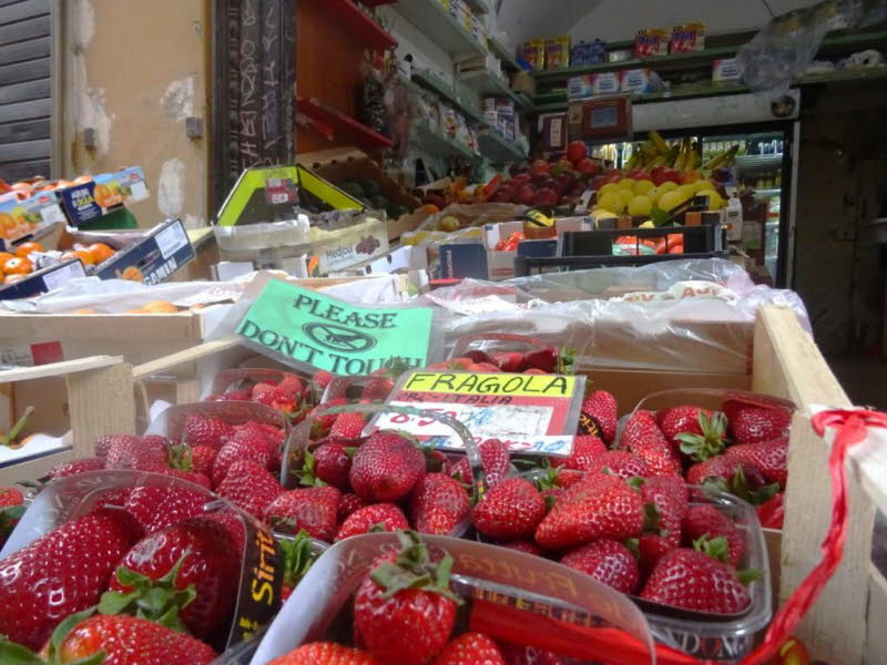 auf dem Gem�semarkt