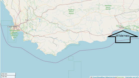 4 von Kapstadt nach Wilderness zur Gartenroute