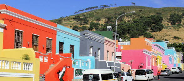Besuch des farbenfrohen Viertels Bo-Kaap