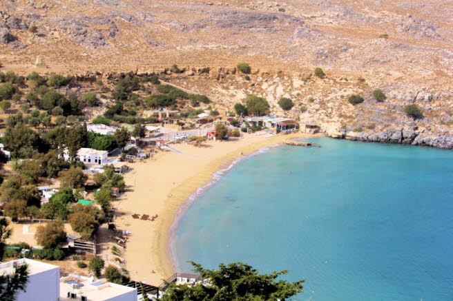 Akropolis  Blick in die Pallas Bucht