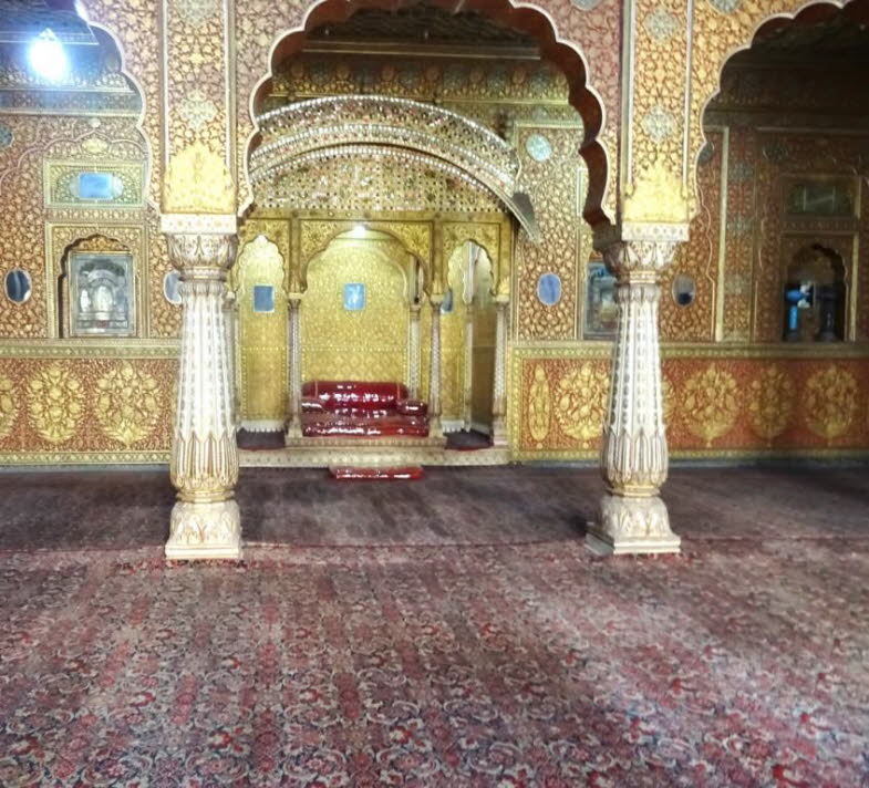 Anup Mahal, ein kunstvoller Palast im Junagarh Fort
