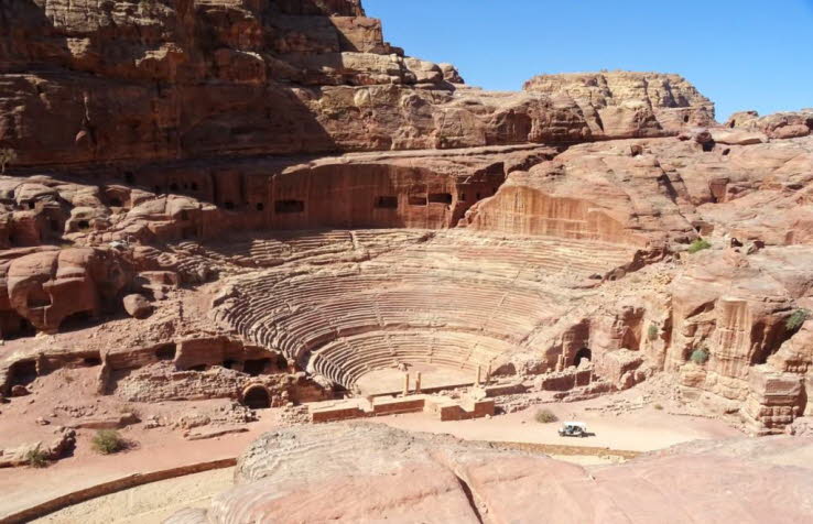 Das nabat�isch-r�mische Theater in der antiken Felsenstadt Petra