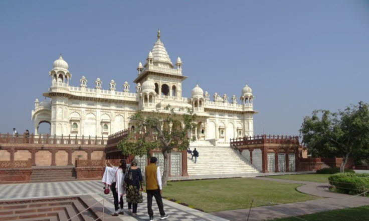 Das Bild zeigt das Jaswant Thada, ein k�nigliches Kenotaph in Jodhpur, Rajasthan, Indien