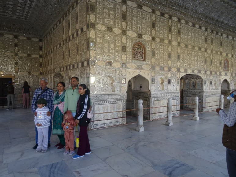 Sheesh Mahal (Spiegelpalast) im Amber Fort