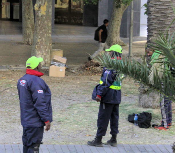 Polizeikontrolle in Pretoria