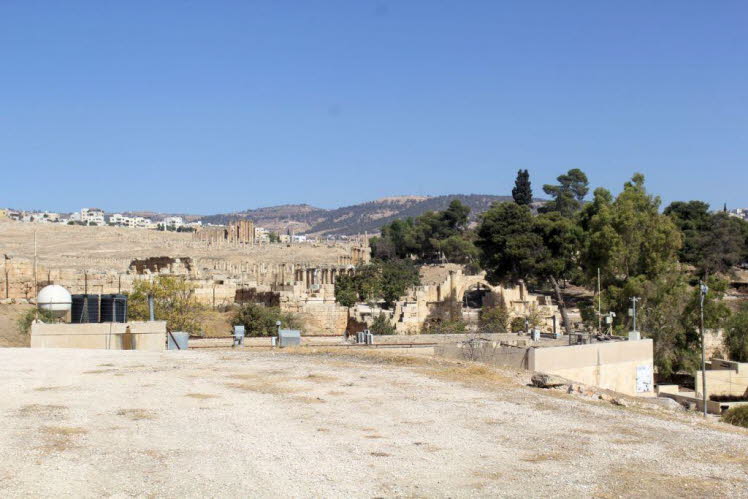 �berreste der antiken r�mischen Stadt Jerash (Gerasa) in Jordanien. 