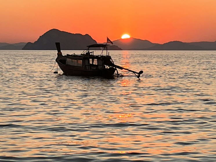 Sonnenuntergang am Strand