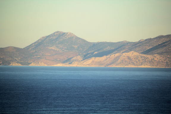Die Trkei von Rhodos aus gesehen